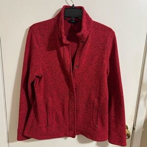 Lands' End Women's Red Utility Jacket